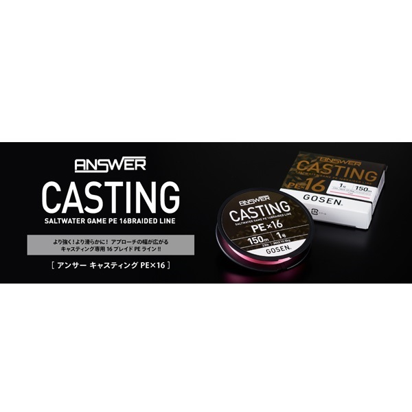 アンサーキャスティングPE×16